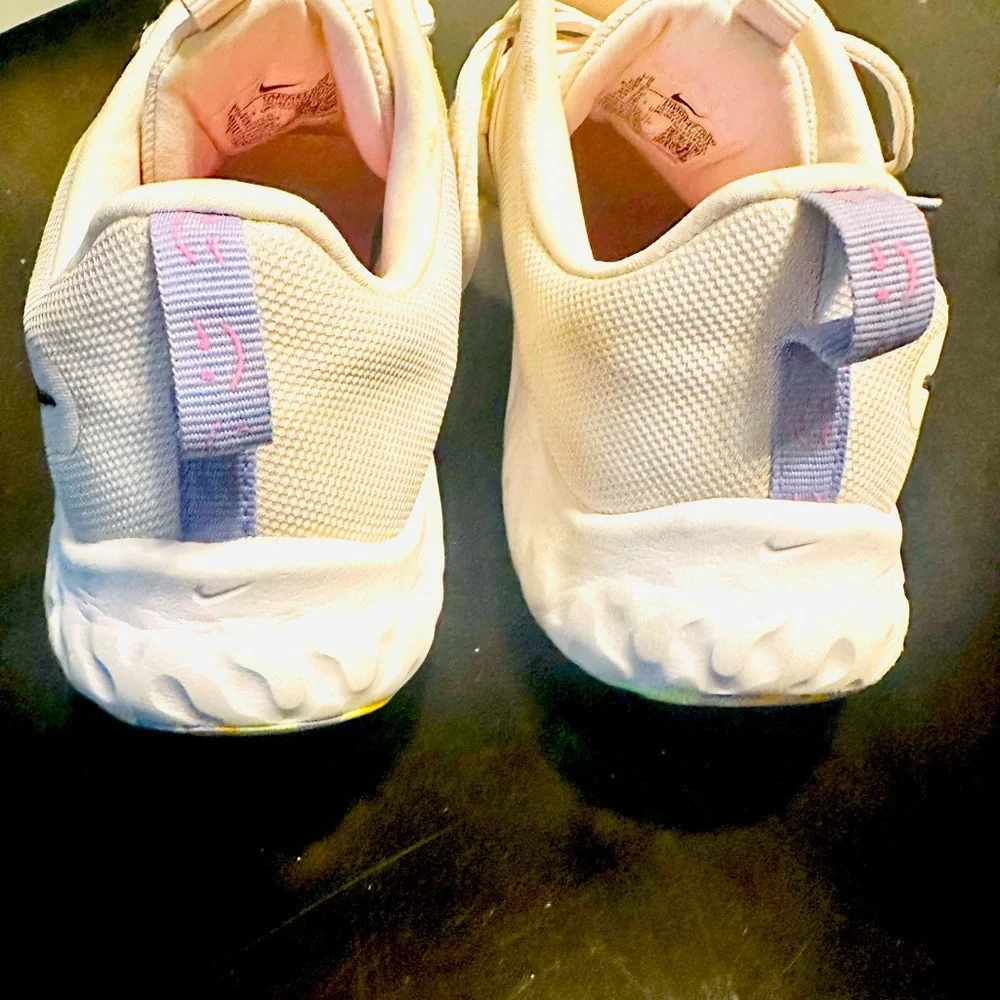 Nike OffWhite Walking Training Athletic Streetwear Lace-Velcro Closure Shoes 8.5